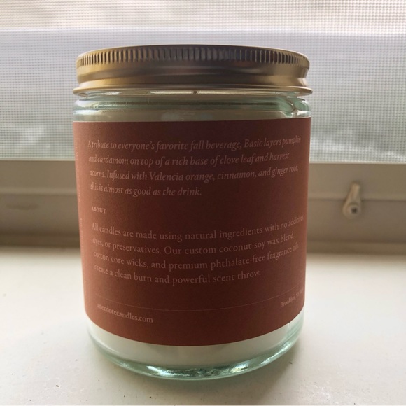 Unused Anecdote Candles “Basic” 7.8 oz coconut-soy wax candle pumpkin spice - Picture 3 of 8